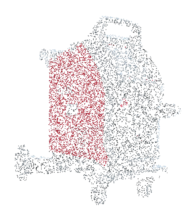 Welding machine formed from particles